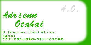 adrienn otahal business card